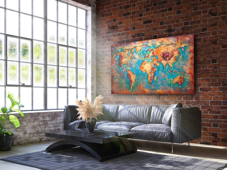 Original Fine Art Abstract Painting by Anna Marija Bulka