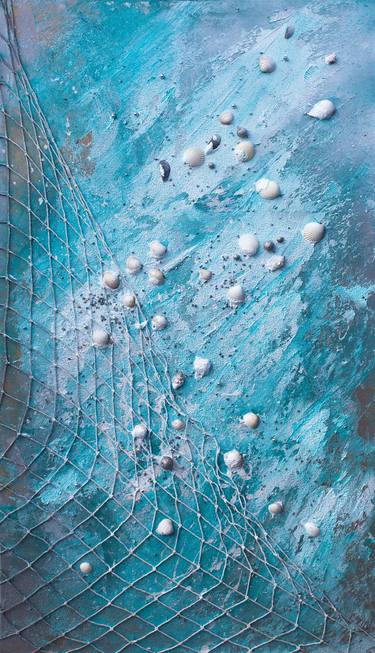 Dream life -Sea Shells -Turquoise Abstract thumb