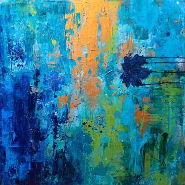 Original Abstract Expressionism Abstract Paintings by Anna Marija Bulka