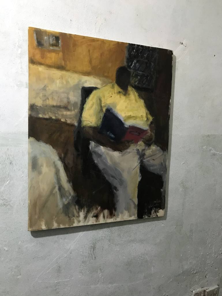 Original Figurative Education Painting by Adekunle Gbemileke