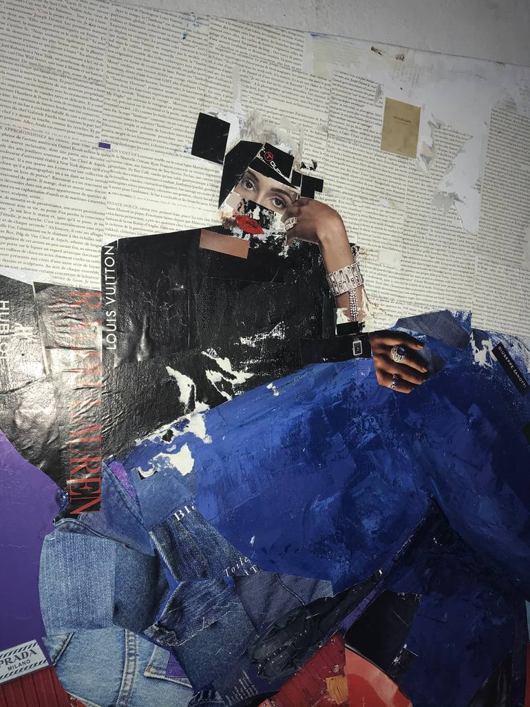 Original Conceptual Fashion Collage by Adekunle Gbemileke