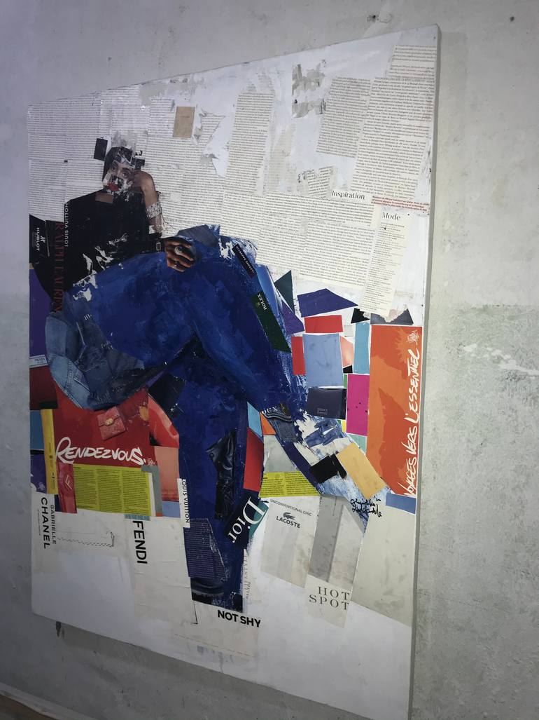 Original Conceptual Fashion Collage by Adekunle Gbemileke