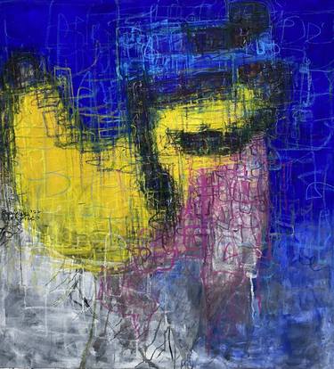 Original Abstract Expressionism Love Paintings by Adekunle Gbemileke