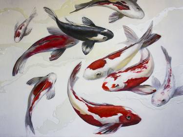 Print of Realism Fish Paintings by Svitlana Gavryshchuk