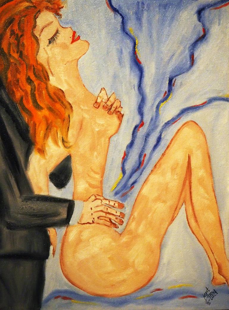 Sex and Sax Painting by Lyubov Art | Saatchi Art