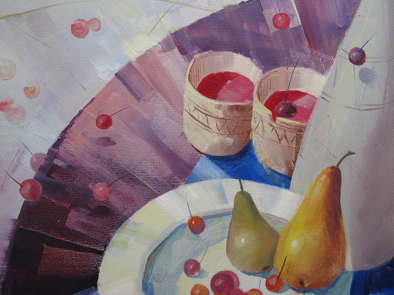 Original Modern Still Life Painting by Evgeny Maslov