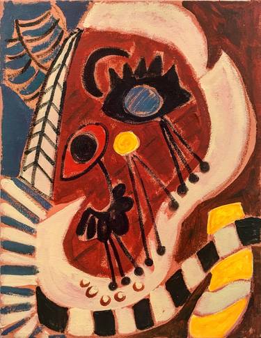 Original Abstract Expressionism Abstract Painting by Judith Keeshan