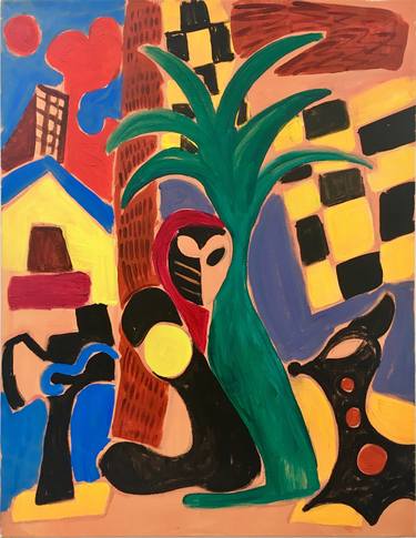 Original Abstract Expressionism Abstract Painting by Judith Keeshan