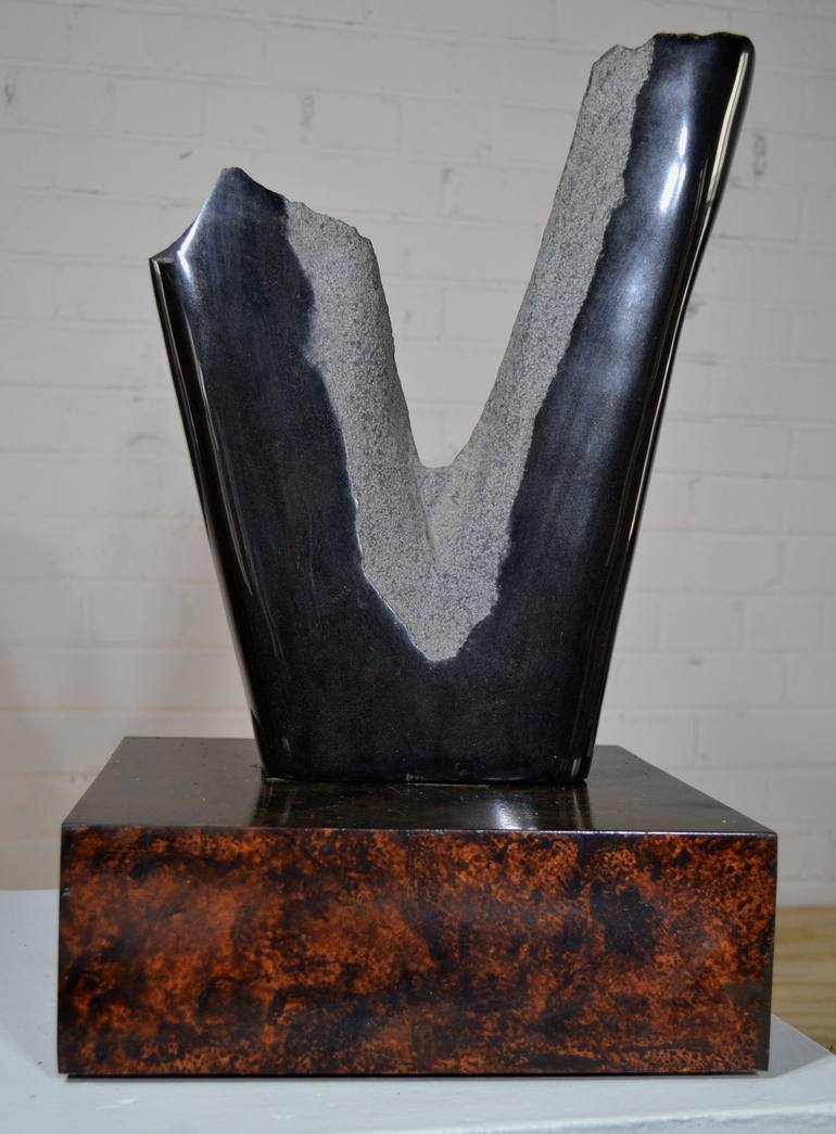 Original Modernism Abstract Sculpture by Barry Namm