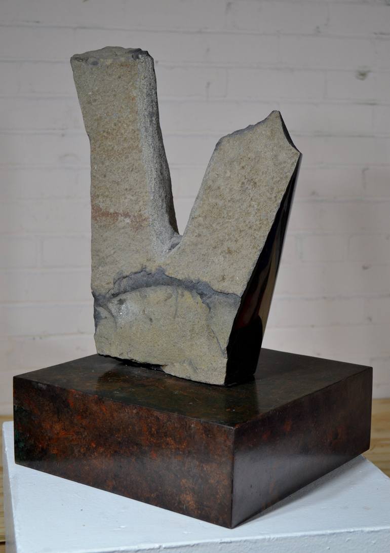 Original Modernism Abstract Sculpture by Barry Namm