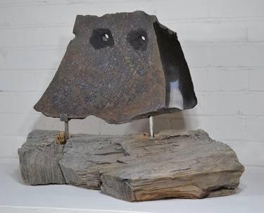 Original Abstract Animal Sculpture by Barry Namm