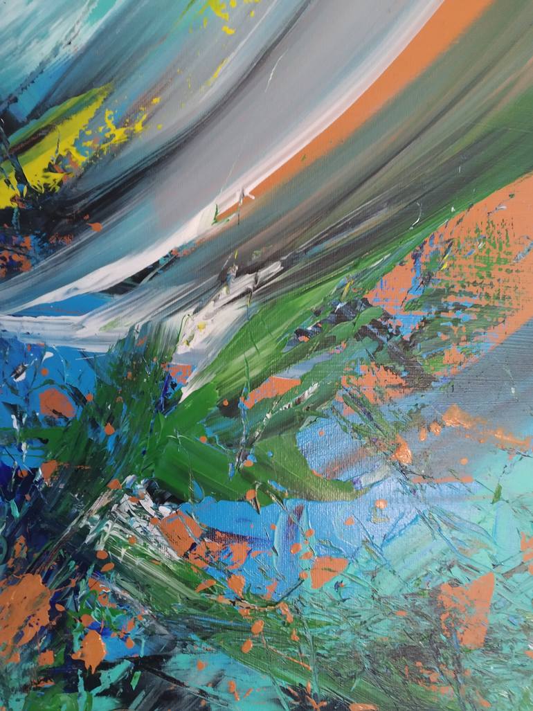 Original Abstract Expressionism Abstract Painting by Jgb - Javier González Briceño