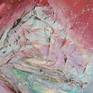 Obra en acrílico sobre lienzo con técnica mixta dando volúmenes y fondos antes de combinar acrílicos y provocar efectos mediante el uso de pintura y papel.Obra expuesta en la reciente feria de arte Moderno art Marbella