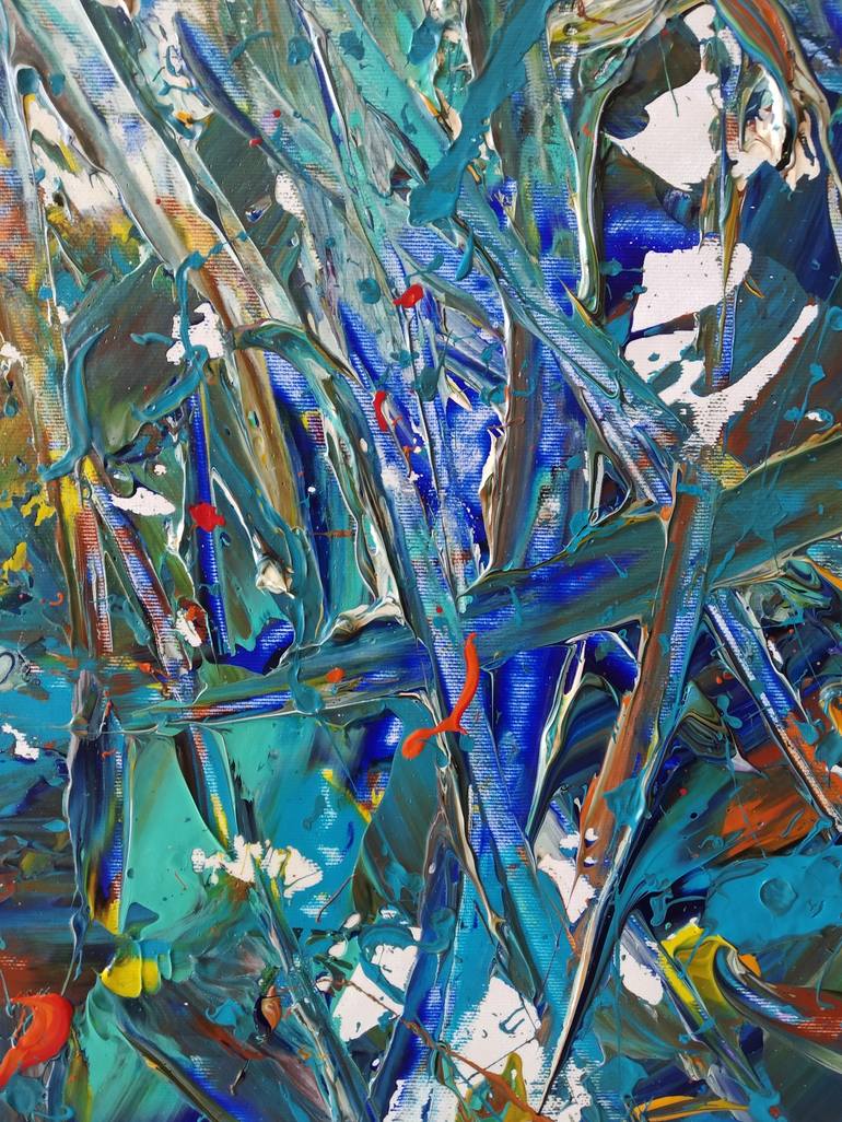 Original Abstract Painting by JGB - Javier González Briceño