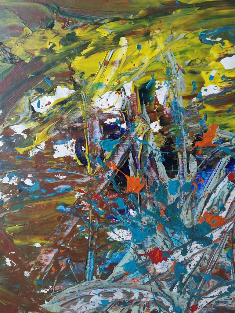 Original Abstract Painting by JGB - Javier González Briceño