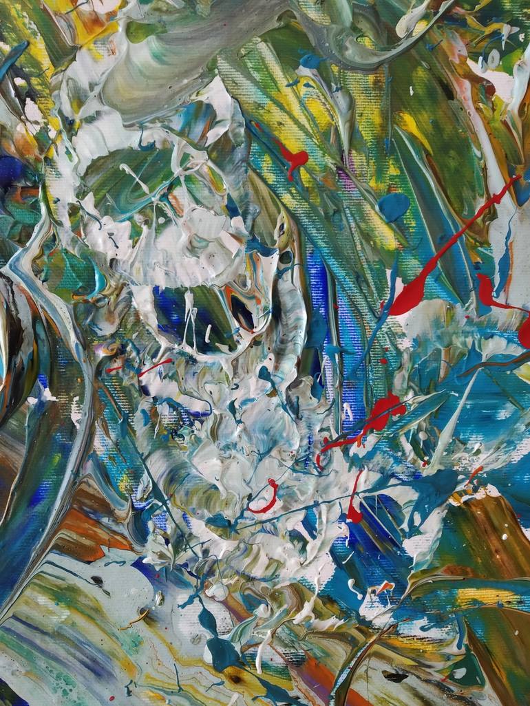 Original Abstract Painting by JGB - Javier González Briceño