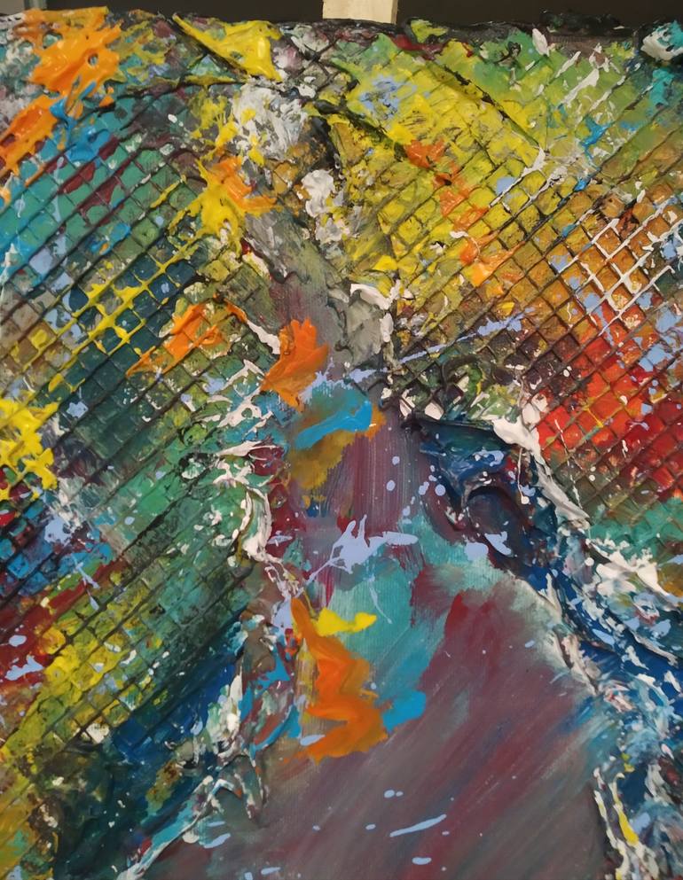 Original Abstract Painting by JGB - Javier González Briceño