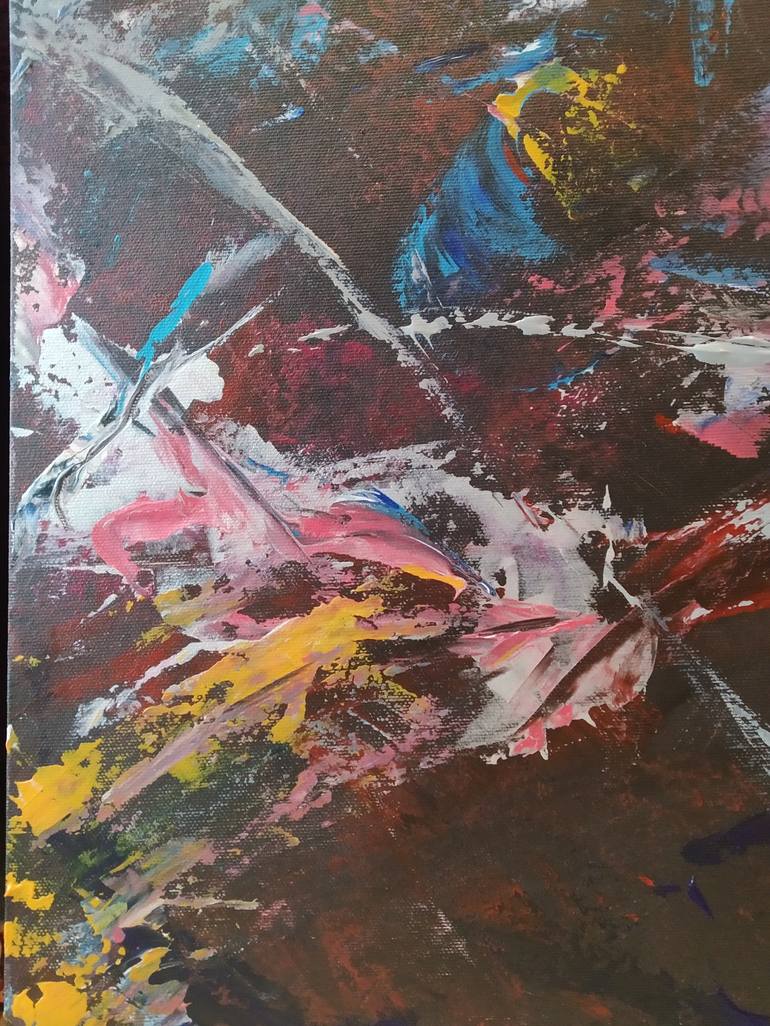 Original Abstract Expressionism Abstract Painting by JGB - Javier González Briceño