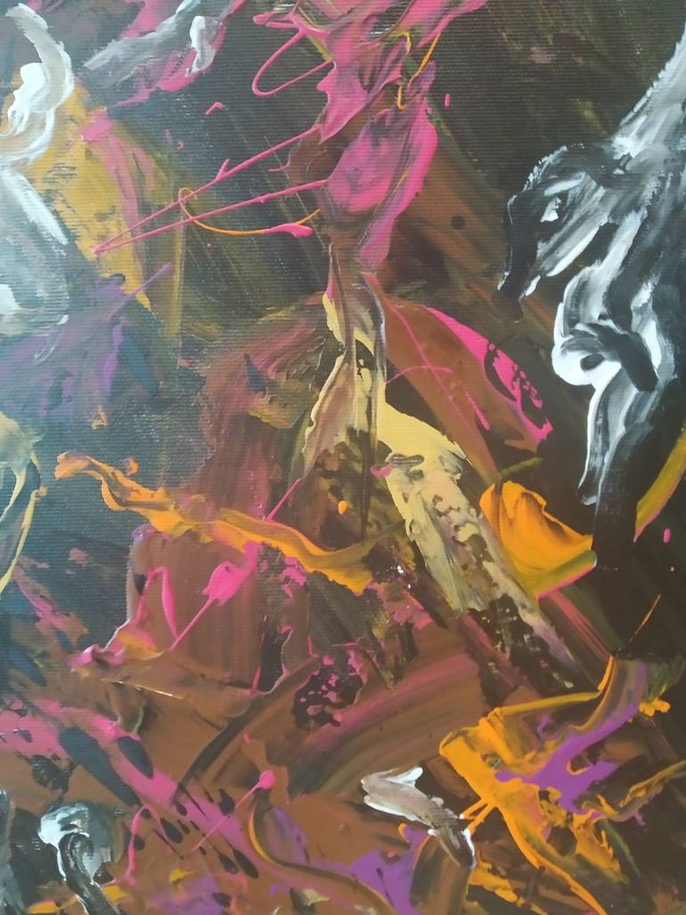 Original Abstract Painting by JGB - Javier González Briceño