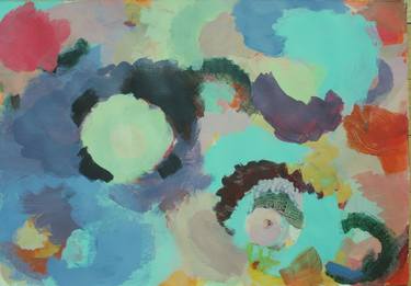Original Baroque Outer Space Painting by Ursula Vanoli-Gaul