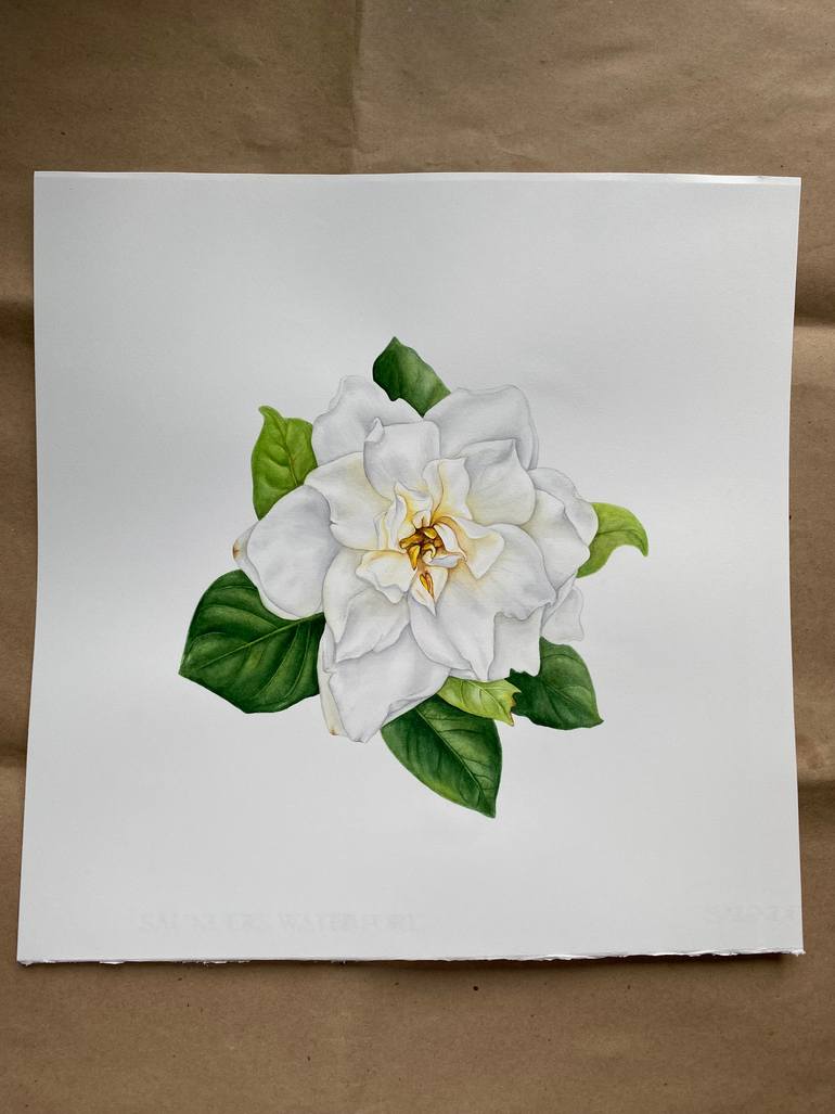 Original Contemporary Botanic Painting by Anna Lyashenko