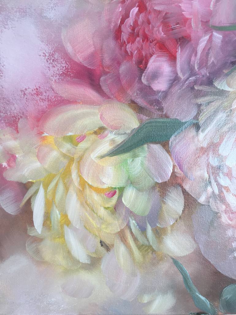 Original Floral Painting by Anna Lyashenko