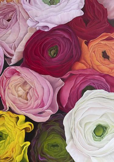 Print of Fine Art Floral Paintings by Anna Lyashenko