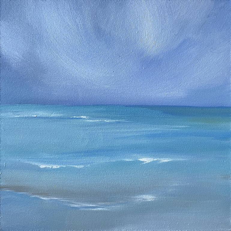 Turquoise Ocean Painting by Anna Lyashenko | Saatchi Art