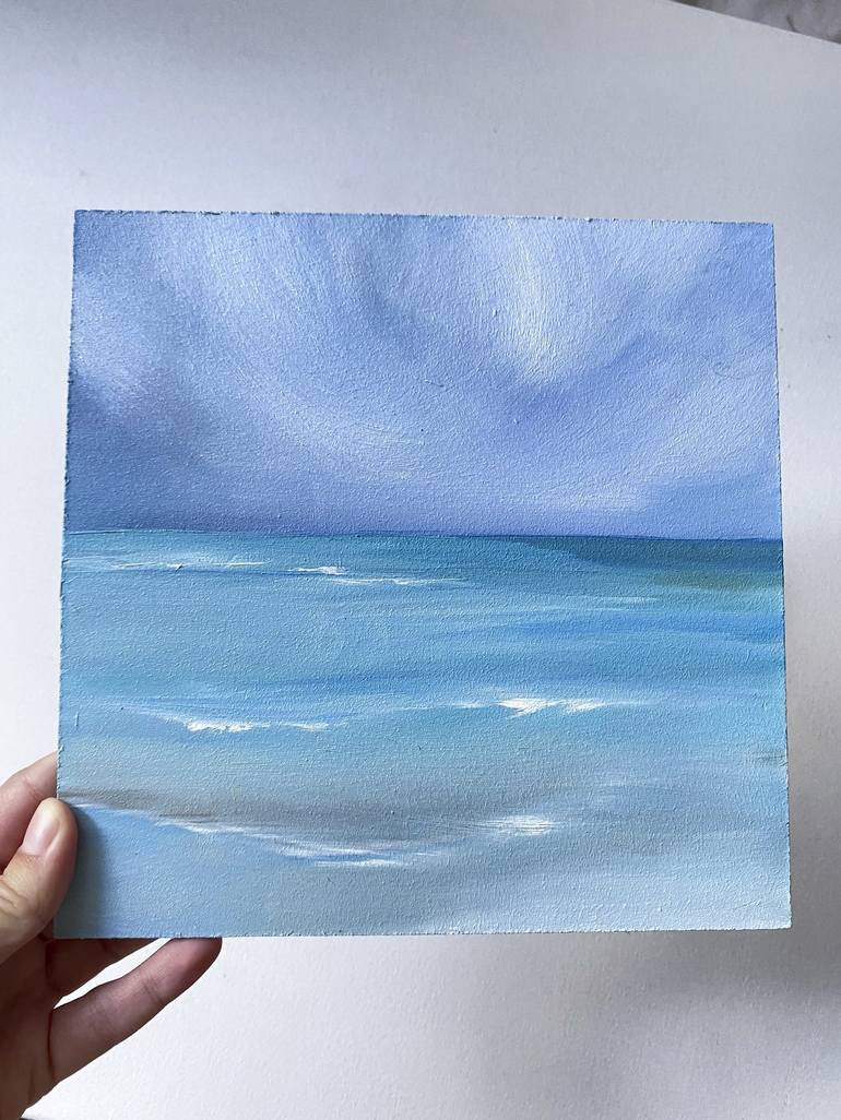 Original Fine Art Seascape Painting by Anna Lyashenko