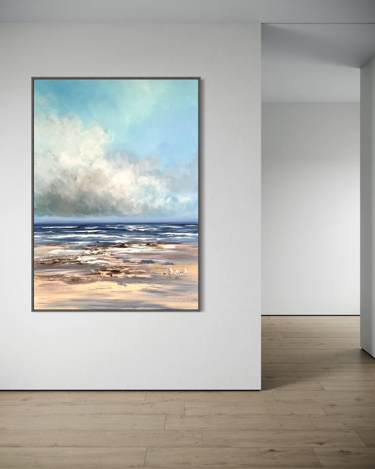 Original Abstract Landscape Painting by Alona Kalevich