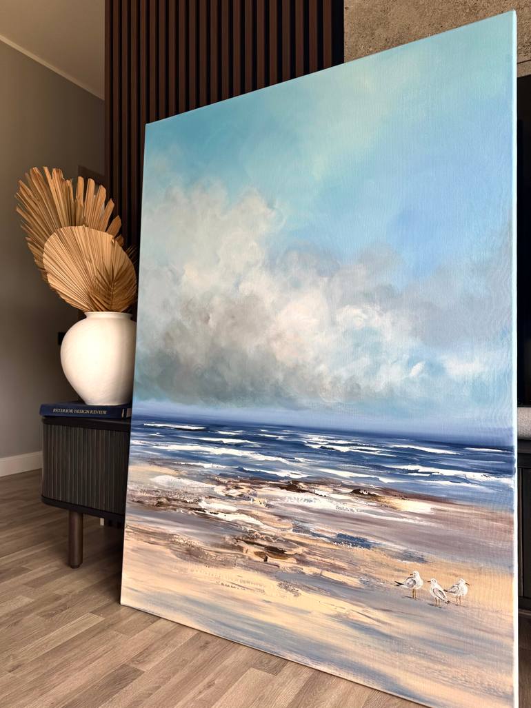 Original Abstract Landscape Painting by Alona Kalevich