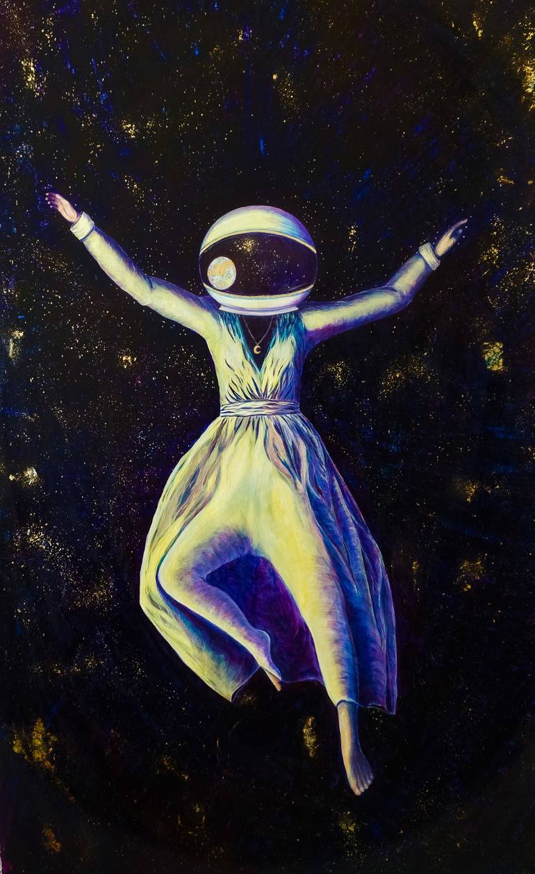 Cosmic Dancer Painting by Belen Islas