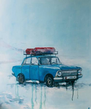 Original Conceptual Car Paintings by Kateryna Nikiforova