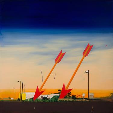 Saatchi Art Artist Piotr Szczur; Painting, “Big Red Arrows” #art