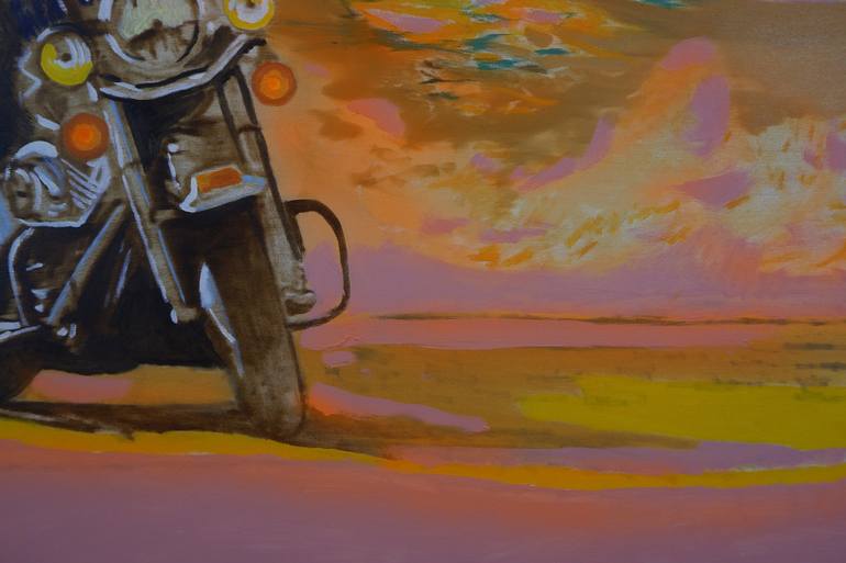 Original Bike Painting by Piotr Szczur