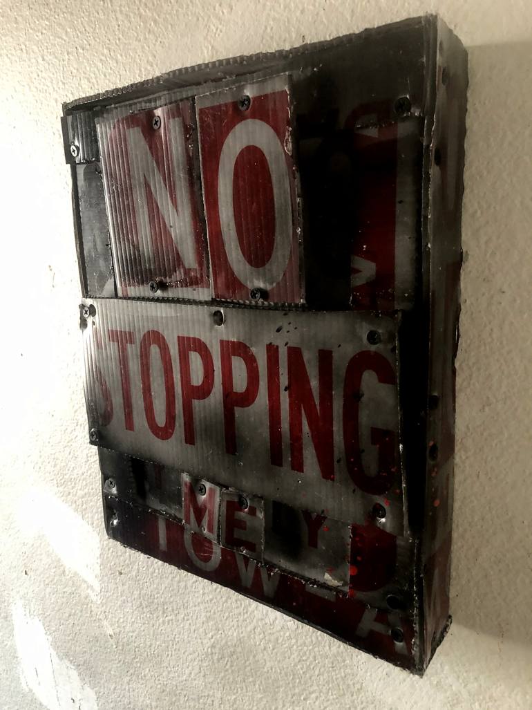 Original Contemporary Typography Mixed Media by Kasim Patton