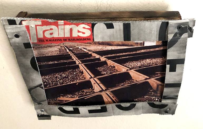 Original Street Art Transportation Sculpture by Kasim Patton