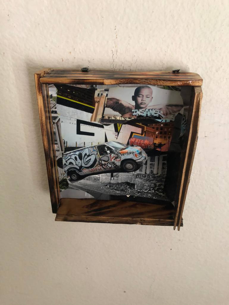 Original Street Art Graffiti Sculpture by Kasim Patton