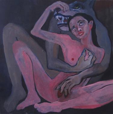 Original Surrealism Erotic Paintings by Jana Blum Zimova