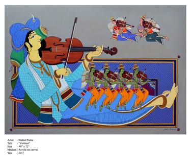 Print of Art Deco Classical mythology Paintings by Shahed Pasha
