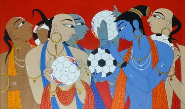 Print of Sports Paintings by Shahed Pasha