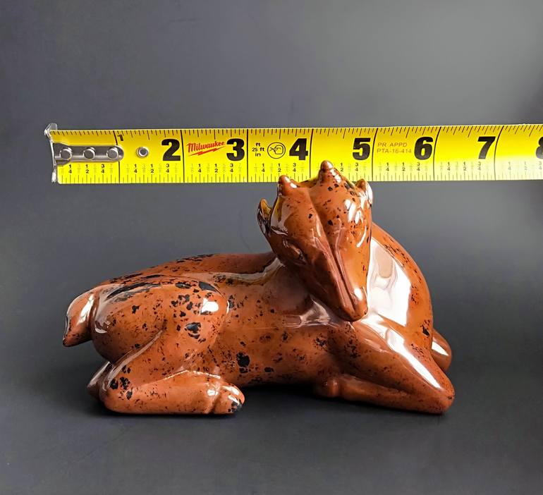 Original Art Deco Animal Sculpture by Jimmy Wang
