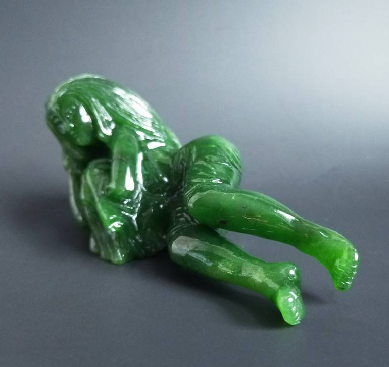 Original Art Deco Women Sculpture by Jimmy Wang