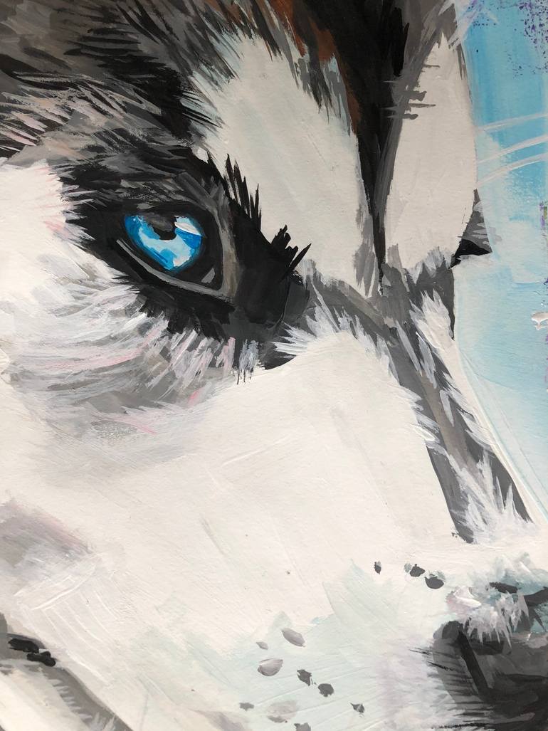 Original Abstract Animal Painting by Yana Venedchuk