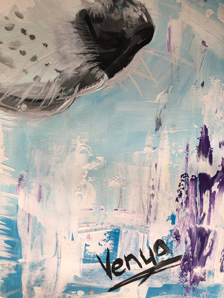 Original Abstract Animal Painting by Yana Venedchuk