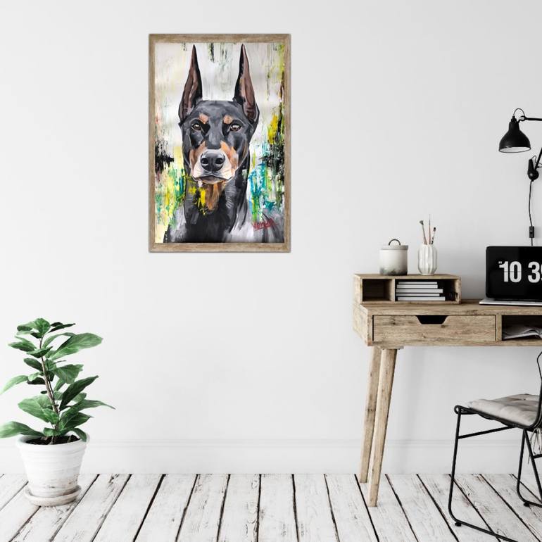 Original Fine Art Animal Painting by Yana Venedchuk