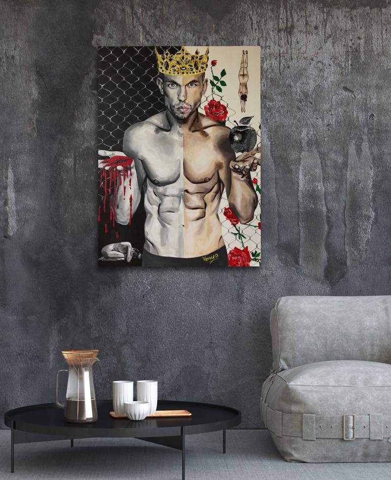 Original Figurative Fantasy Painting by Yana Venedchuk