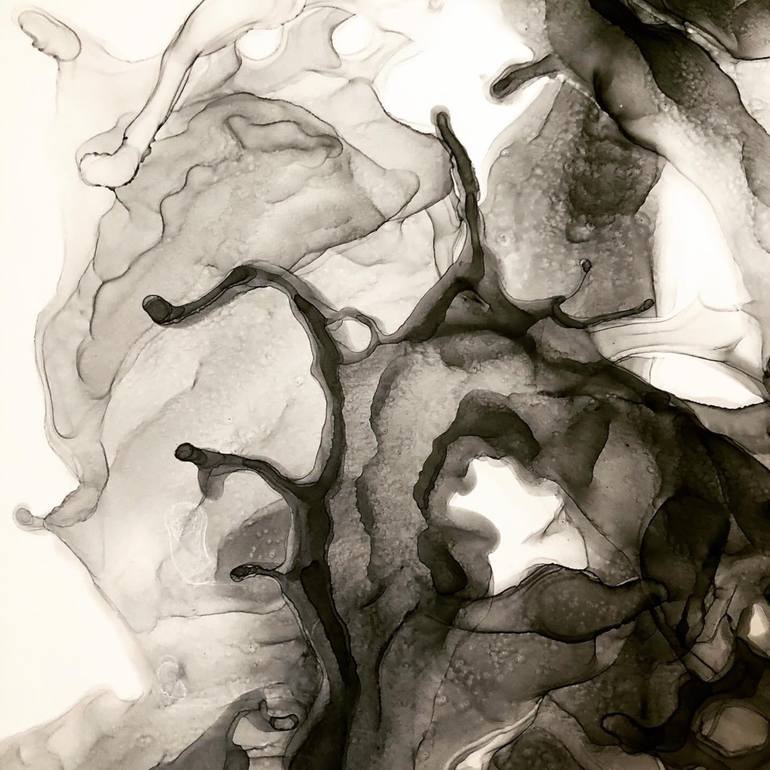 Original Abstract Drawing by Yana Venedchuk