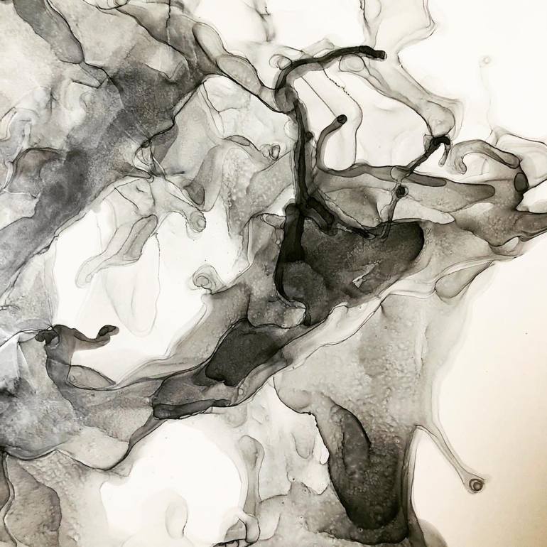 Original Abstract Drawing by Yana Venedchuk