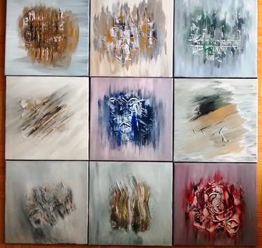 Original Abstract Expressionism Abstract Paintings by DANIELA MARAZOVA